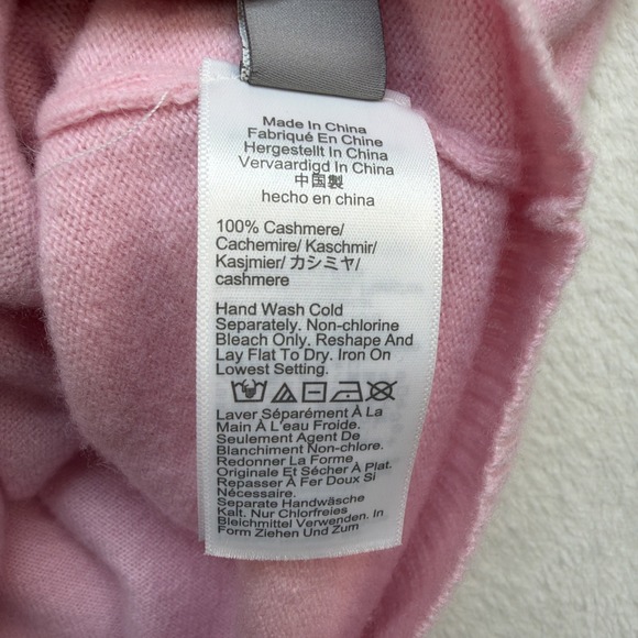 J Crew Cashmere Sweater Vest Pink 3X Sleeveless Pullover - Picture 6 of 9